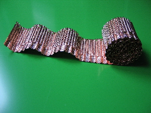 Kupferband kleinwellig geformt